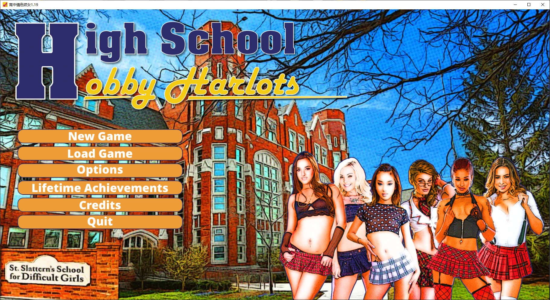 [SLG/沙盒] 高中情色妓女 High School Hobby Harlots ver1.19 AI汉化版[更新/5.4G]