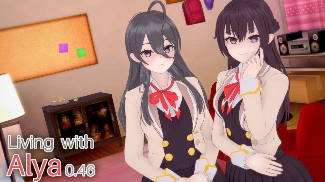 [日系SLG/3D]与艾莉亚一起生活 Living with Alya ver0.46 AI汉化版[更新/2G] ACG手游 第1张